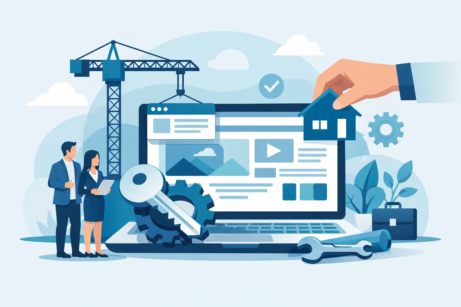 Yrityksen verkkosivut avaimet käteen